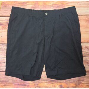 Under Armour Mens Black HeatGear Golf Shorts Size 40